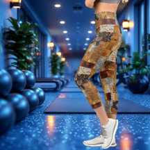 Vintages Patchwork Kunstfasermuster