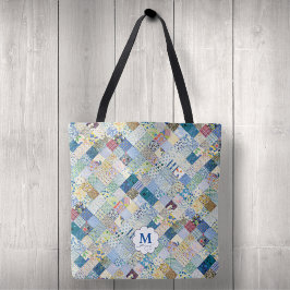 Vintages Patchwork Monogramm Tasche
