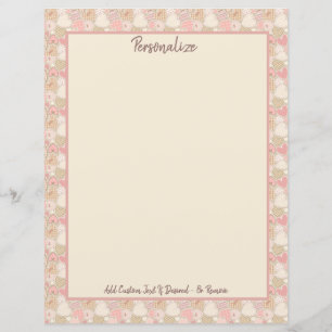 Vintages Patchwork Quilt-rosa-Herzen personalisier