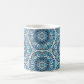 Vintages Patchwork-Quiltmuster. Handgezeichnete De Kaffeetasse (Mittel)