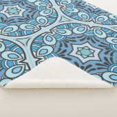 Vintages Patchwork-Quiltmuster. Handgezeichnete De Sherpadecke (3/4)