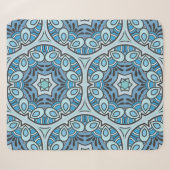Vintages Patchwork-Quiltmuster. Handgezeichnete De Sherpadecke (Vorderseite (Horizontal))