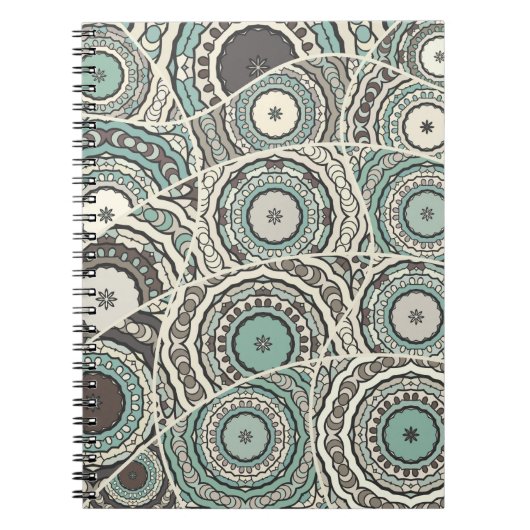 Vintages Patchwork-Quiltmuster. Vintag dekorativ Notizblock (Vorderseite)