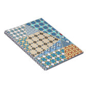 Vintages Patchwork-Quiltmuster. Vintag dekorativ Notizblock (Rechte Seite)