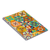 Vintages Patchwork-Quiltmuster. Vintag dekorativ Notizblock (Rechte Seite)