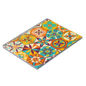 Vintages Patchwork-Quiltmuster. Vintag dekorativ Notizblock (Linke Seite)
