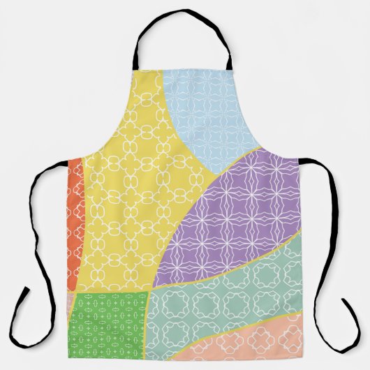 Vintages Patchwork-Quiltmuster. Vintag dekorativ Schürze (Vorderseite)