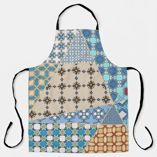 Vintages Patchwork-Quiltmuster. Vintag dekorativ Schürze (Vorderseite)