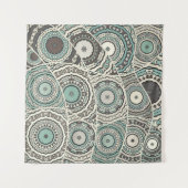 Vintages Patchwork-Quiltmuster. Vintag dekorativ Wandteppich (Vorderseite (Horizontal))