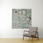 Vintages Patchwork-Quiltmuster. Vintag dekorativ Wandteppich (Beispiel (Horizontal))
