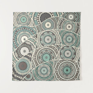 Vintages Patchwork-Quiltmuster. Vintag dekorativ Wandteppich