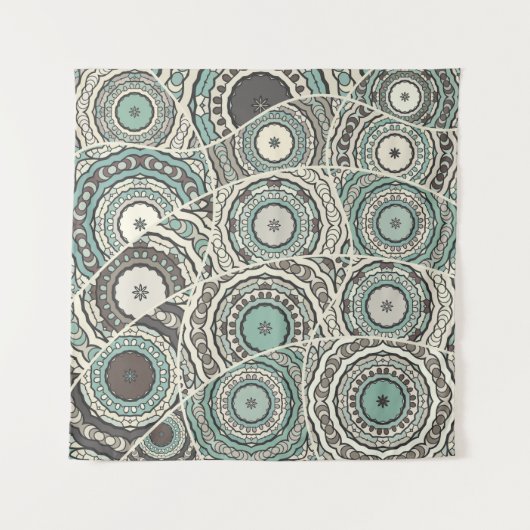 Vintages Patchwork-Quiltmuster. Vintag dekorativ Wandteppich (Vorderseite)