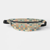 Vintages, Patchwork-Stepplook Bauchtasche (Vorderseite)