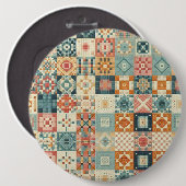 Vintages, Patchwork-Stepplook Button (Vorne & Hinten)