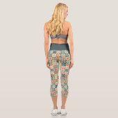 Vintages, Patchwork-Stepplook Capri Leggings (Rückseite)