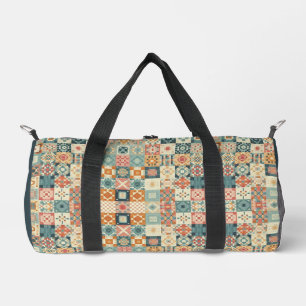 Vintages, Patchwork-Stepplook Duffle Bag