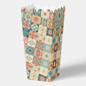 Vintages, Patchwork-Stepplook Geschenkschachtel (Rückseite)