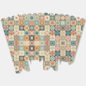 Vintages, Patchwork-Stepplook Geschenkschachtel (Ungeklappt)