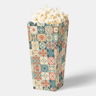 Vintages, Patchwork-Stepplook Geschenkschachtel