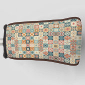 Vintages, Patchwork-Stepplook Golf Headcover (Vorderseite)