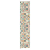 Vintages, Patchwork-Stepplook Kurzer Tischläufer (Vorderseite)