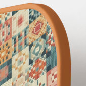 Vintages, Patchwork-Stepplook Pickleball Schläger (Linke Seite)