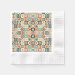 Vintages, Patchwork-Stepplook Serviette