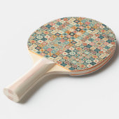 Vintages, Patchwork-Stepplook Tischtennis Schläger (Vorderseite)