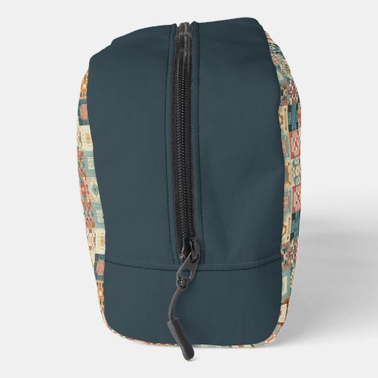 Vintages, Patchwork-Stepplook Waschbeutel (Rechts)