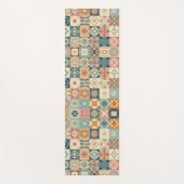 Vintages, Patchwork-Stepplook Yogamatte (Vorderseite)