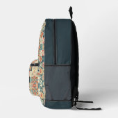 Vintages, Patchwork-Steppset-personalisiert ausseh Bedruckter Rucksack (Rechts)