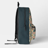 Vintages, Patchwork-Steppset-personalisiert ausseh Bedruckter Rucksack (Links)