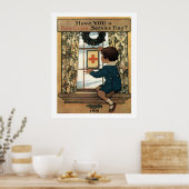 Vintages Patriotic 1918 Art Print Poster (Küche)