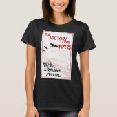 Vintages Patriotikum, Flyer von Siegesdarlehen Flu T-Shirt (Vorderseite)