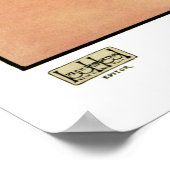 Vintages Patriotikum, Lady, Adler mit amerikanisch Poster (Ecke)