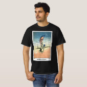 Vintages Patriotikum, Lady, Adler mit amerikanisch T-Shirt (Vorne ganz)