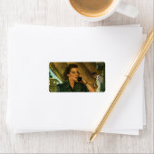 Vintages Patriotikum, medizinische Krankenpflege a Adressaufkleber (Insitu)