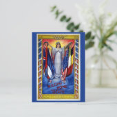 Vintages Patriotisches Amerika, Freiheit der Fried Postkarte (Stehend Vorderseite)