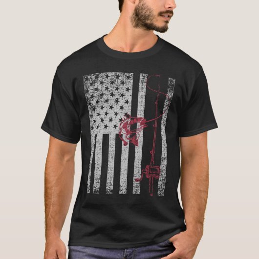 Vintages patriotisches amerikanische T-Shirt (Vorderseite)
