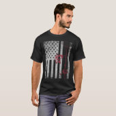 Vintages patriotisches amerikanische T-Shirt (Vorne ganz)