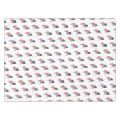 Vintages patriotisches amerikanisches Fahnen im Wi Tischdecke (Vorderseite (Horizontal))