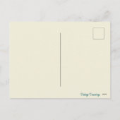 Vintages patriotisches amerikanisches Flaggenland Feiertagspostkarte (Rückseite)