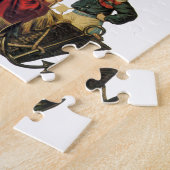 Vintages Patriotisches, Kinder in einem Heißluftba Puzzle (Seite)