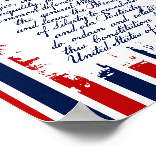 Vintages Patriotisches Poster - Wir Menschen (Ecke)