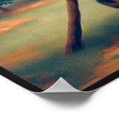 Vintages Peach Orchard Children Poster (Ecke)