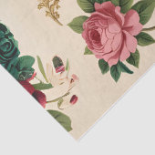 Vintages Peacock Duo Entdeckungsseiten-Tissue Pape Seidenpapier (Detail)