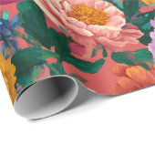 Vintages Peelingmuster Geschenkpapier (Rolleneckpunkt)