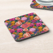 Vintages Peelingmuster Getränkeuntersetzer (Linke Seite)