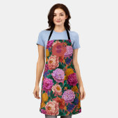 Vintages Peelingmuster Schürze (Getragen)