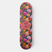 Vintages Peelingmuster Skateboard (Vorderseite)